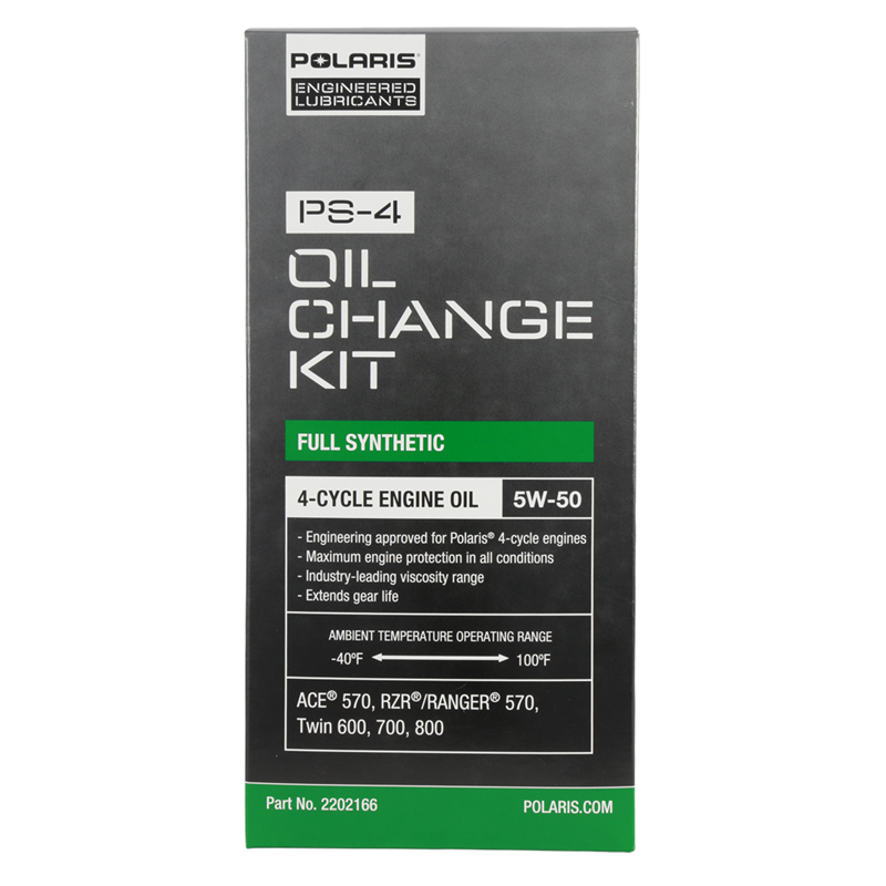 Polaris Full Synthetic Oil Change Kit - Ace, Ranger, RZR