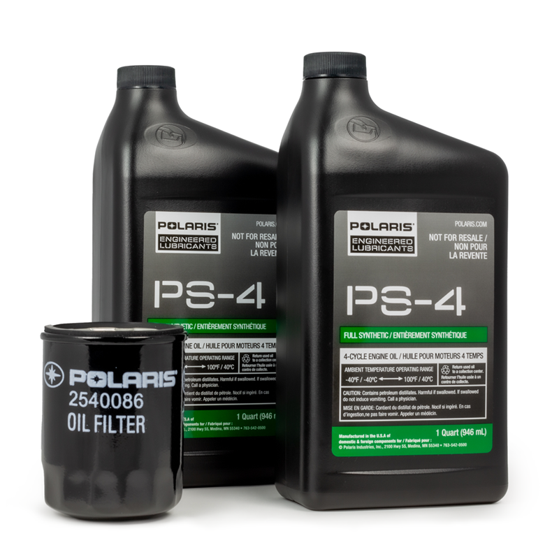 Polaris Full Synthetic Oil Change Kit - Ace, Ranger, RZR