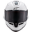 Supertech R10 Solid Helmet - Gloss White/Matte Black