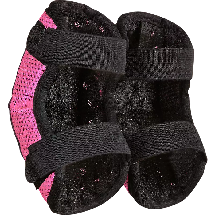 Fox Peewee Titan Elbow Guard S/M - Balck/Pink