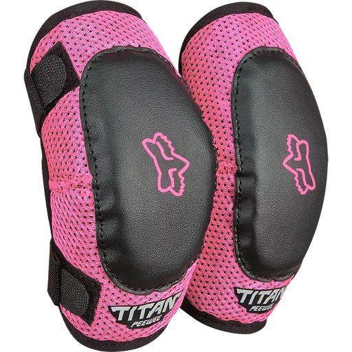 Fox Peewee Titan Elbow Guard M/L - Black/Pink