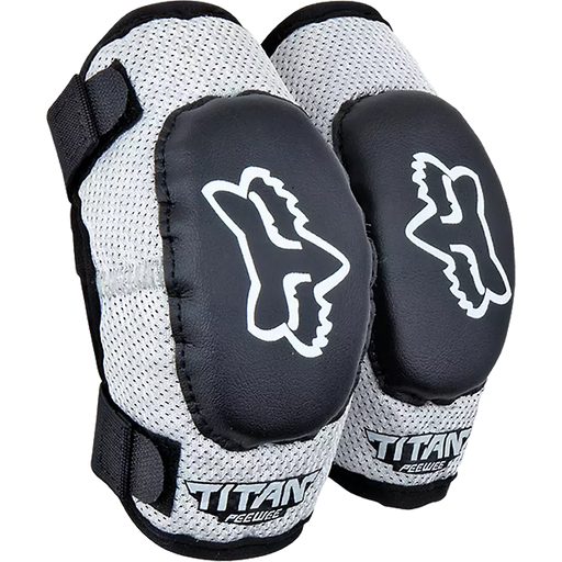 Fox Peewee Titan Elbow Guard M/L - Black/Silver