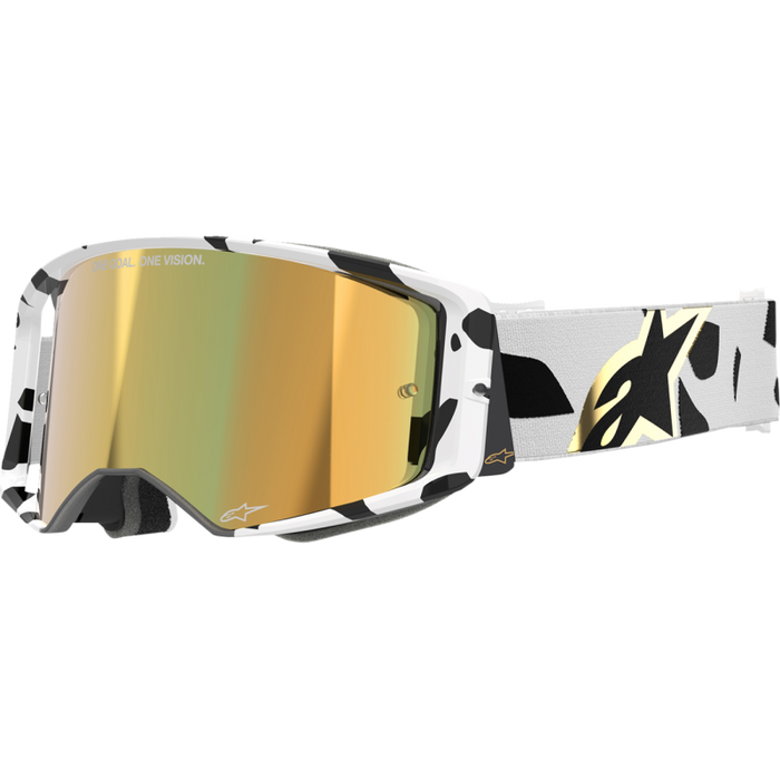 Alpinestars Supertech Corp Absolute Vision - White/Gold/Black