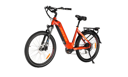 Ampr-Up 1.0 E-Bike - Orange Urban Commuter (Step Through)
