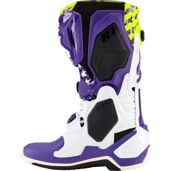 Tech 10 Dirt Studios LE Boots - Yellow/Purple