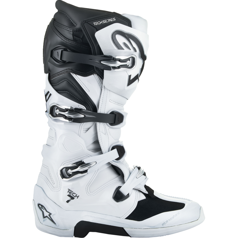 Alpinestars Tech 7 - White/Black — Motorsports HQ