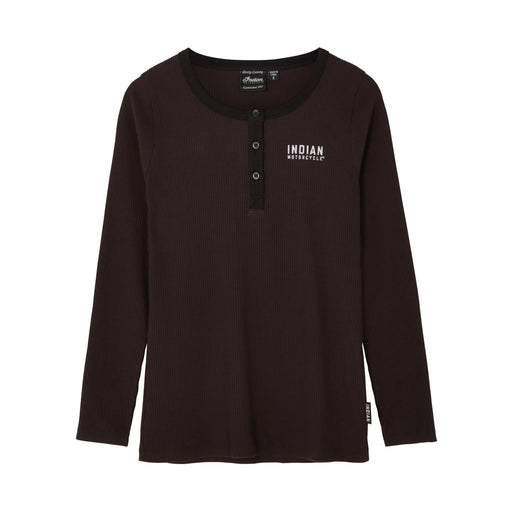 Women's I Script Icon Henley Longsleeve