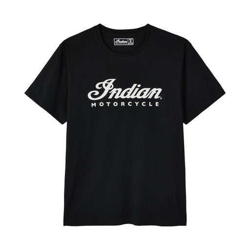 Indian Motorcycle Mens Essential Script Logo Tee - Black