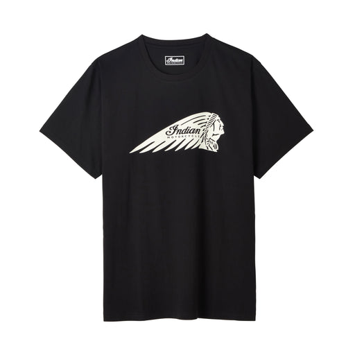 Indian Motorcycle Mens Essential Headdress Logo Tee - Black