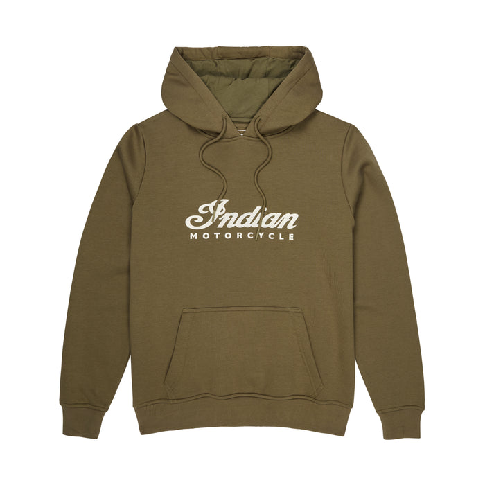 Indian Motorcycle Ladies Essential Script Logo Hoodie - Green