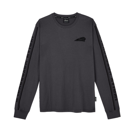 Indian Motorcycle Men's IMC Sleeve Print LS Tee - Gray