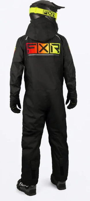 FXR Men's Recruit Lite Monosuit  - Black Sherbert