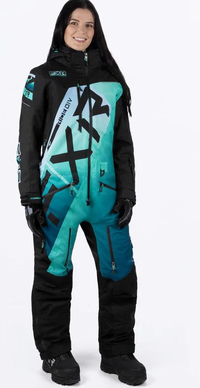 FXR Ladies CX Lite Monosuit - Mint Size 2