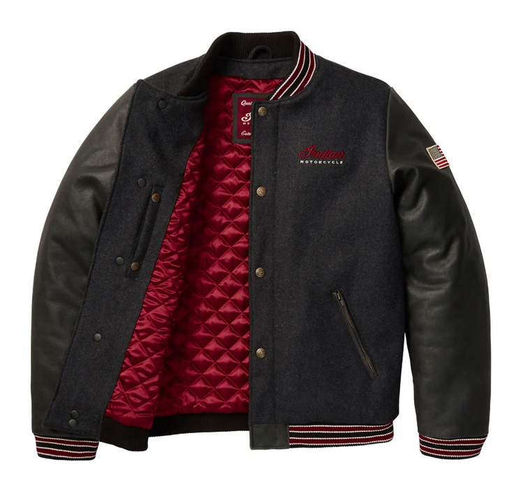 Indian Motorcycle Mens Varsity Jacket