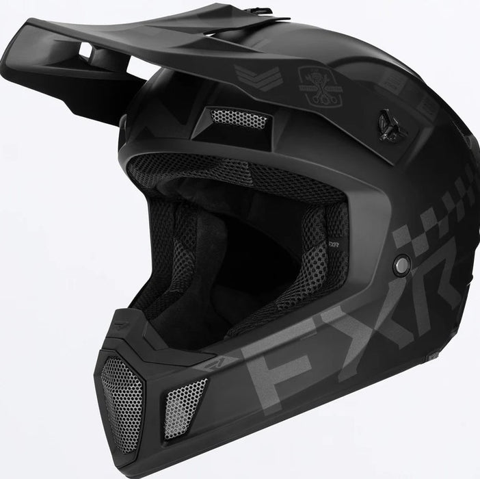 FXR Adult Clutch Gladiator Helmet - Black OPS