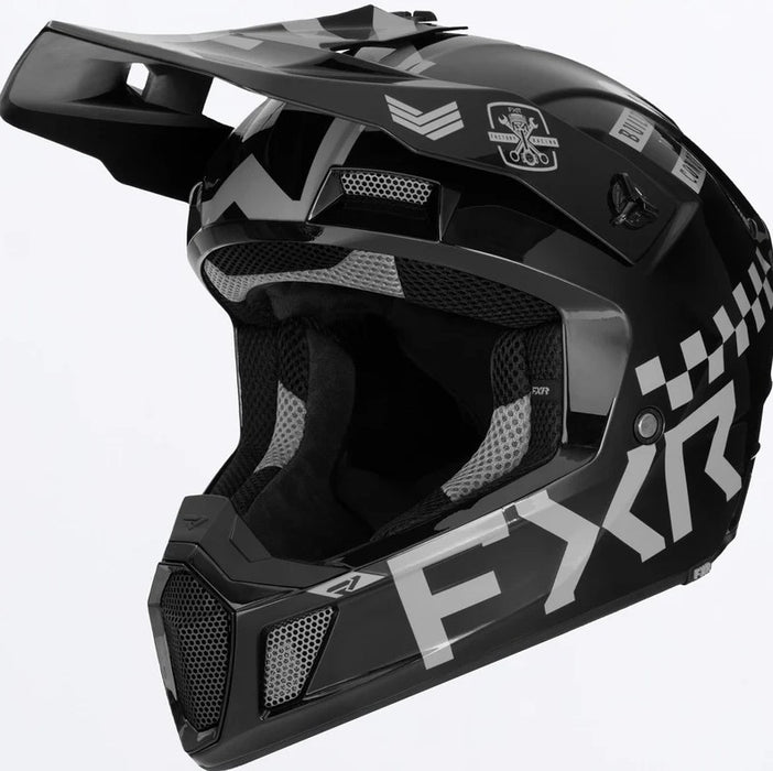 FXR Adult Clutch Gladiator Helmet - Chrome