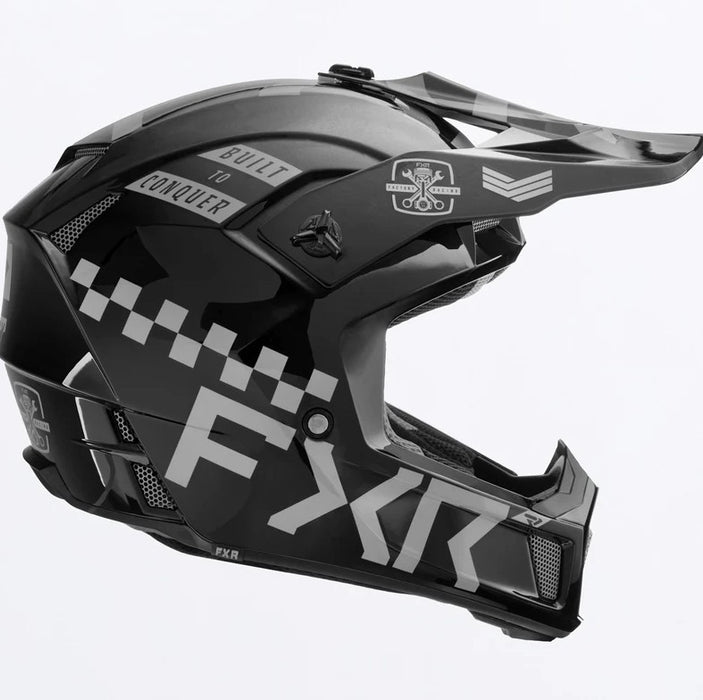 FXR Adult Clutch Gladiator Helmet - Chrome