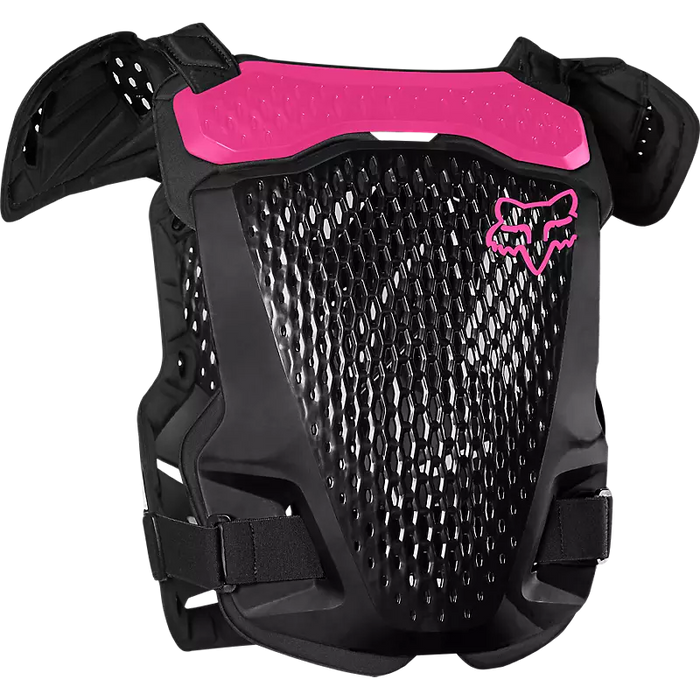 Youth R3 Chest Guard - Black/Pink
