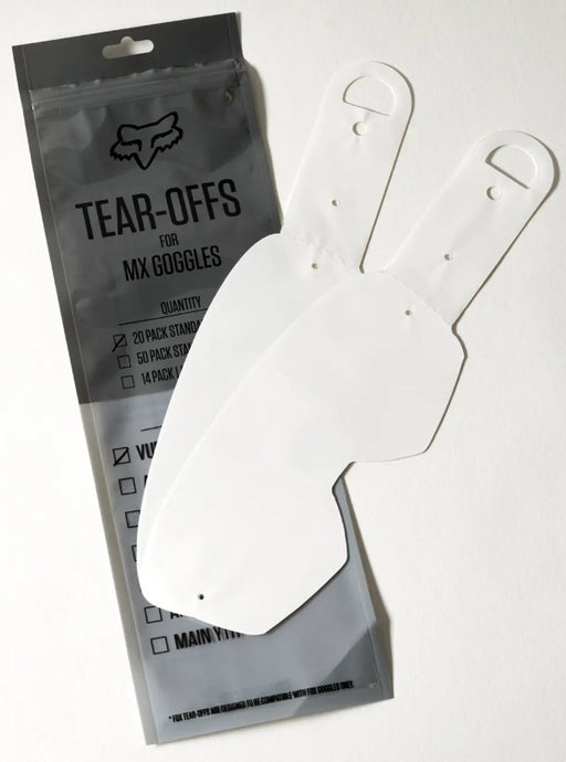 Fox Racing Youth Airspace/Main Goggles Standard Tear Off - 20 Pack