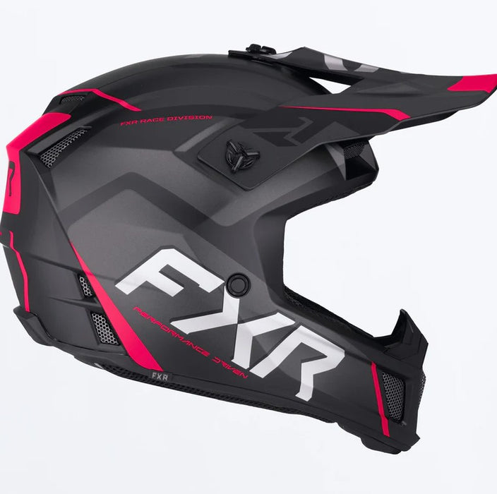 FXR Adult Clutch EVO Helmet - Black/Razz