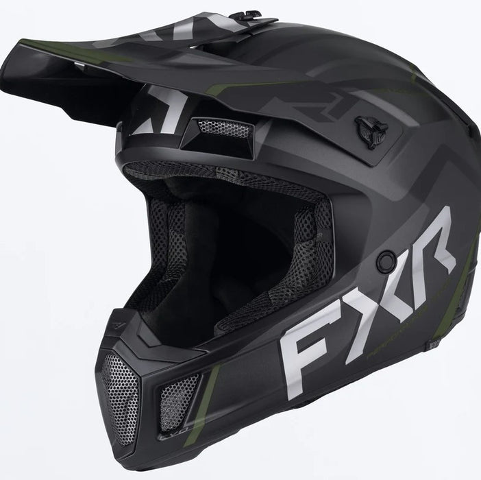 FXR Adult Clutch EVO Helmet - Black/Army