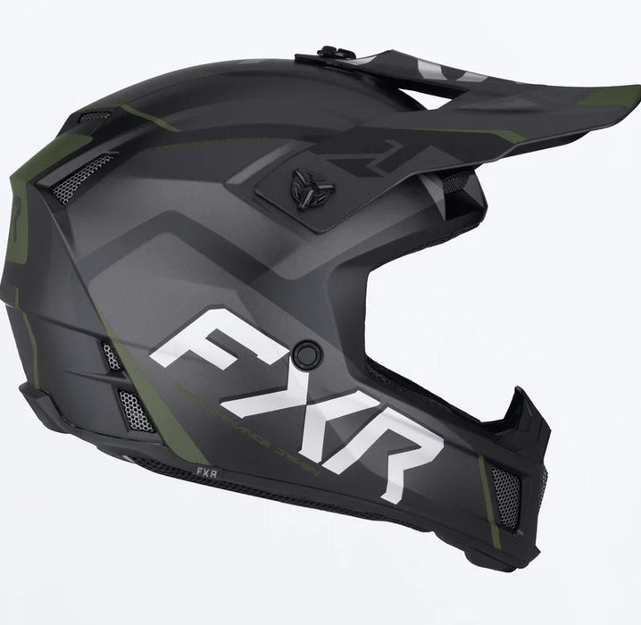 FXR Adult Clutch EVO Helmet - Black/Army