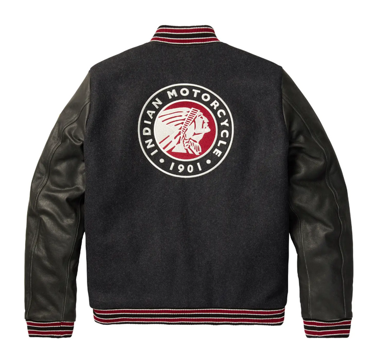 Indian Motorcycle Mens Varsity Jacket