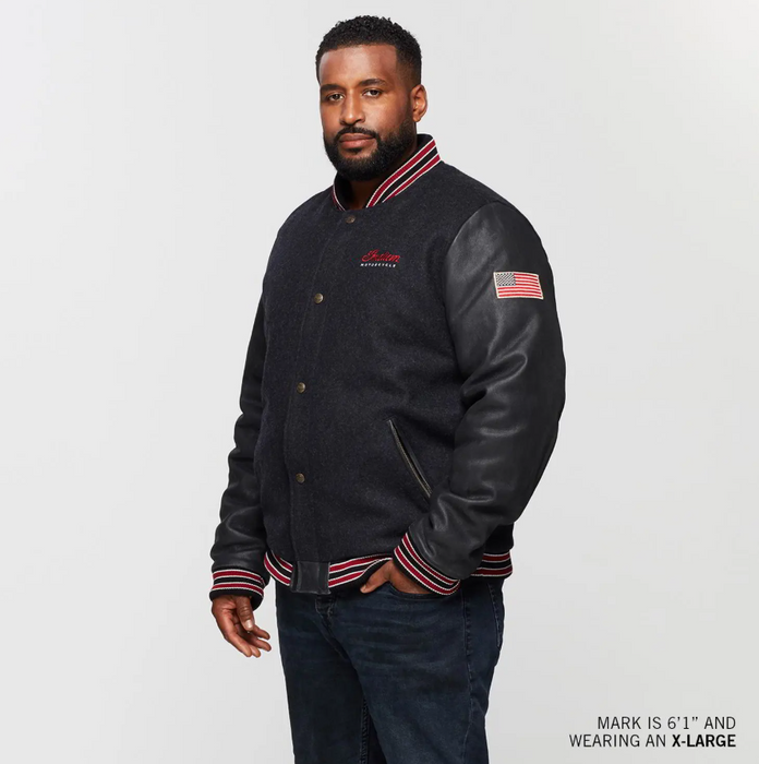 Indian Motorcycle Mens Varsity Jacket