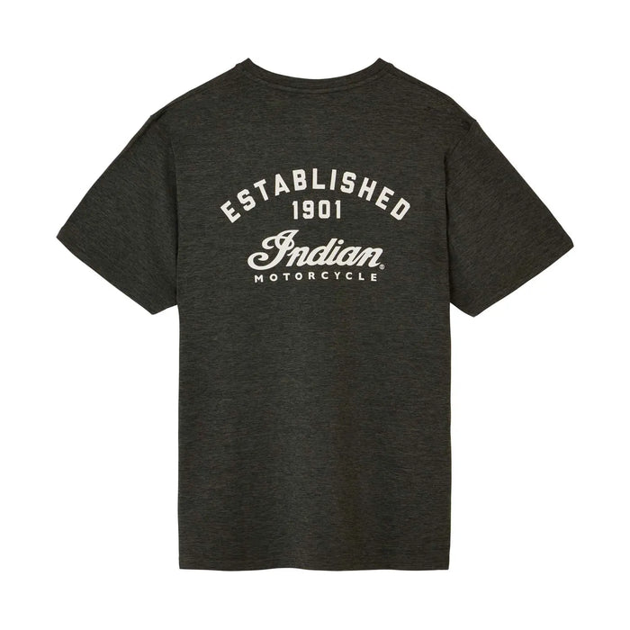 Men's Established Script Athlete T-Shirt - Khaki