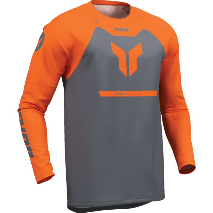 Ridemode Menace Jersey - Charcoal/Orange