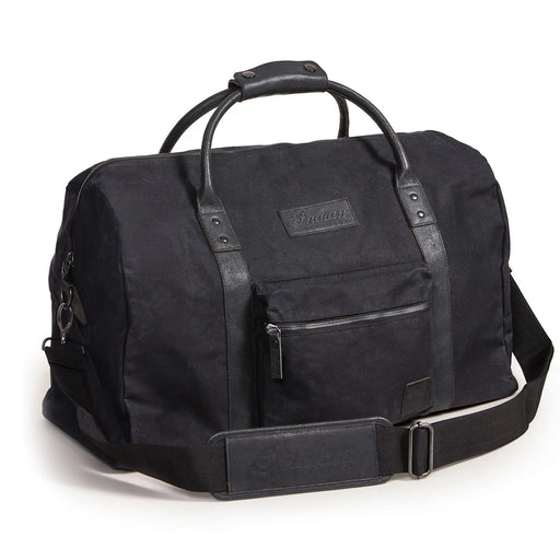 Waxed Canvas Duffle Bag - Black