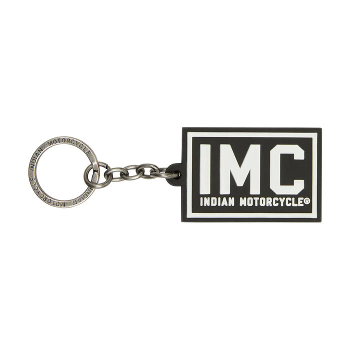 IMC Rectangle Keychain - Black/White