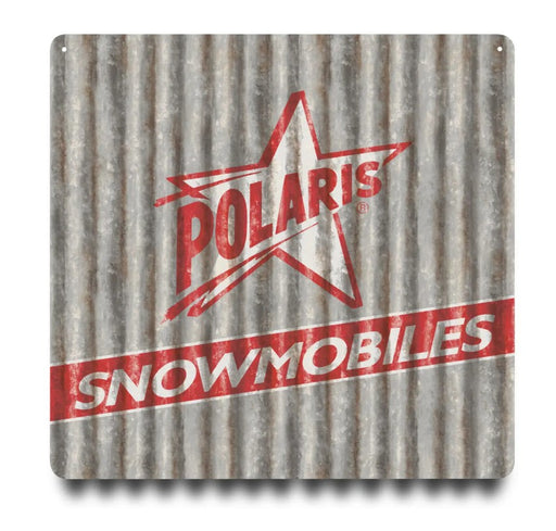 Polaris Retro Metal Sign