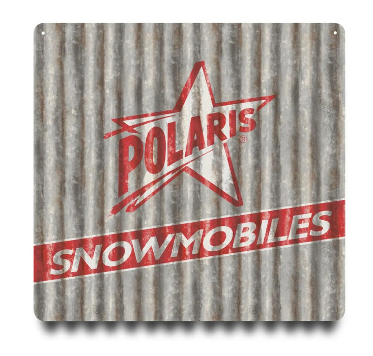 Polaris Retro Metal Sign