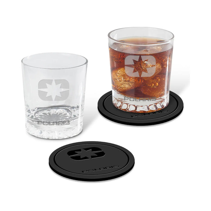 Etched Low Ball Glasses
