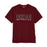 Distressed Block Logo Tee - Port