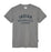 Athlete Logo Print Tee - Gray