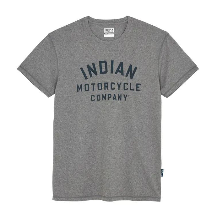 Athlete Logo Print Tee - Gray