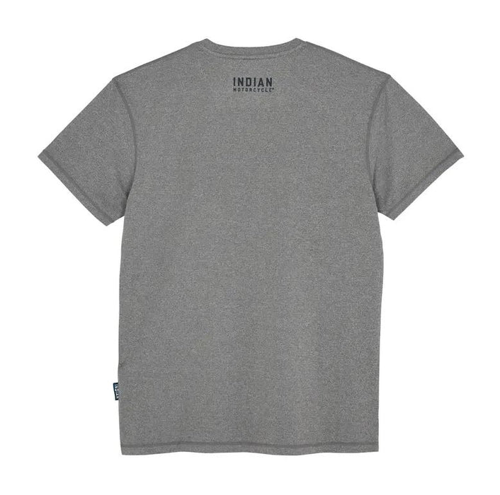 Athlete Logo Print Tee - Gray