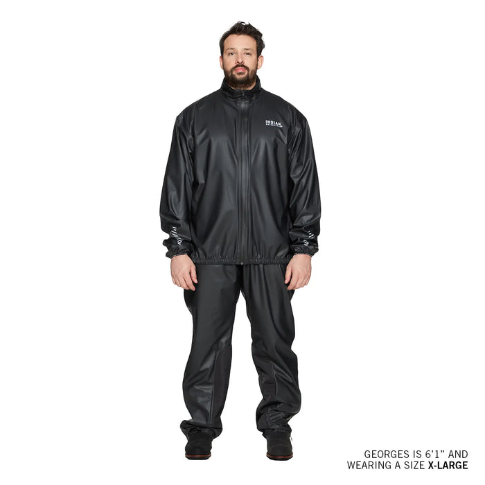 Unisex Rain Suit Jacket - Black