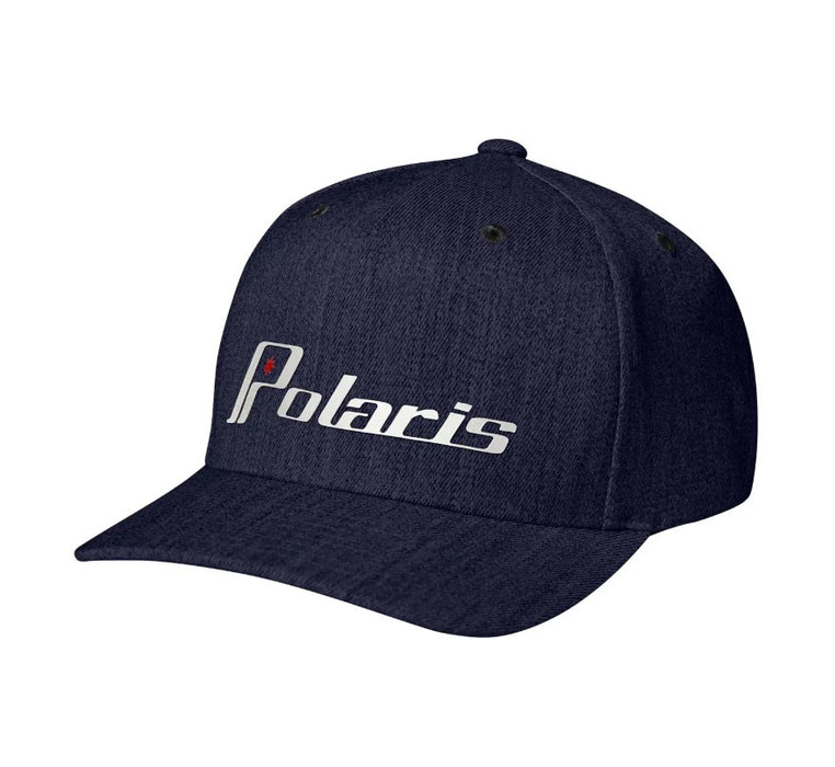 Polaris Heritage Flat Bill Cap - Navy