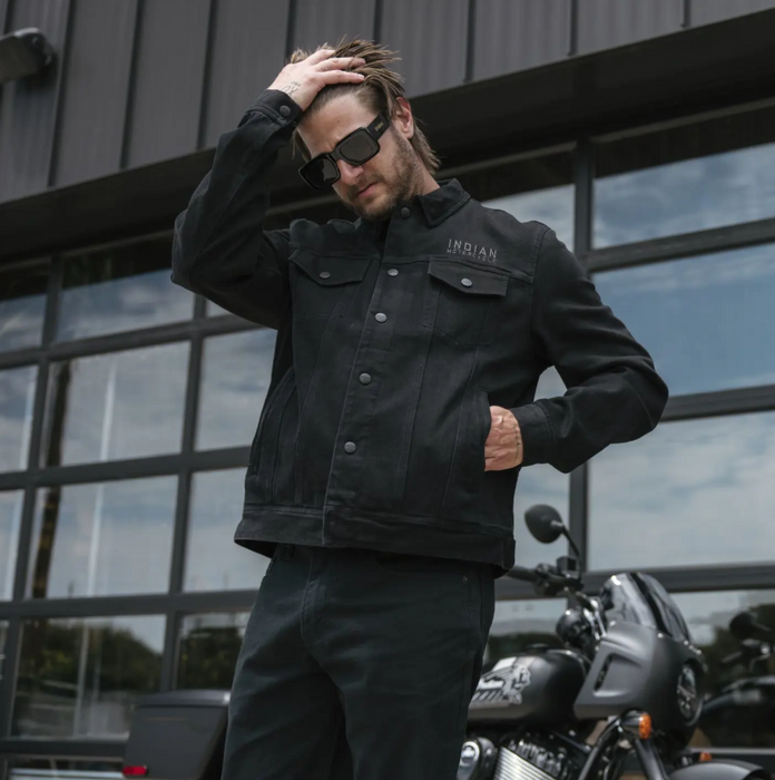 Indian Motorcycle Mens Rockingham Denim Jacket