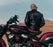 Indian Motorcycle 125th Mens Leather Cafe Jacket - Black