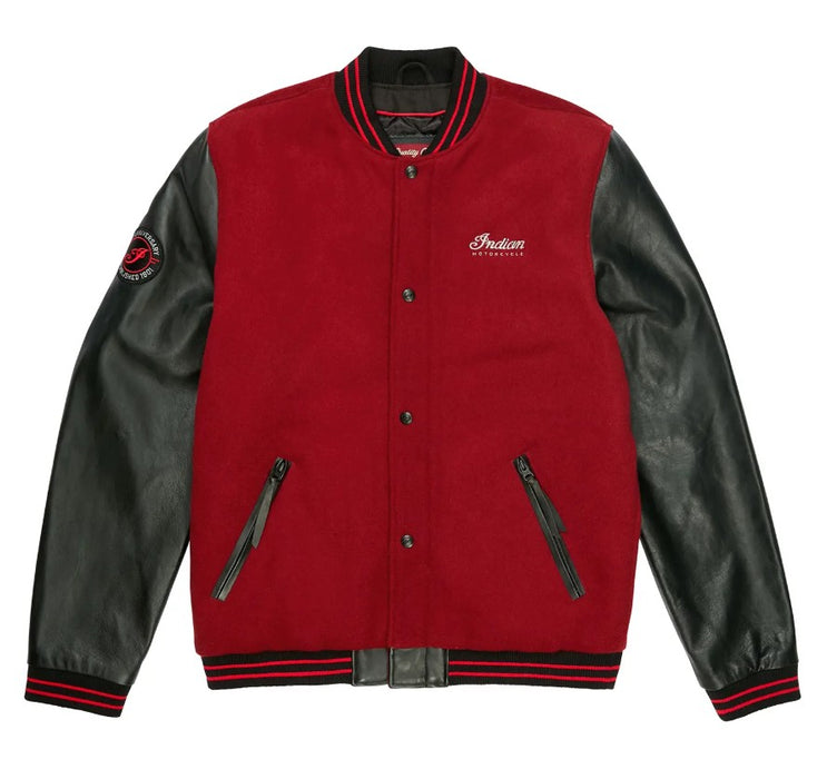 Indian Motorcycle 125th Unisex Varsity Jacket - Red