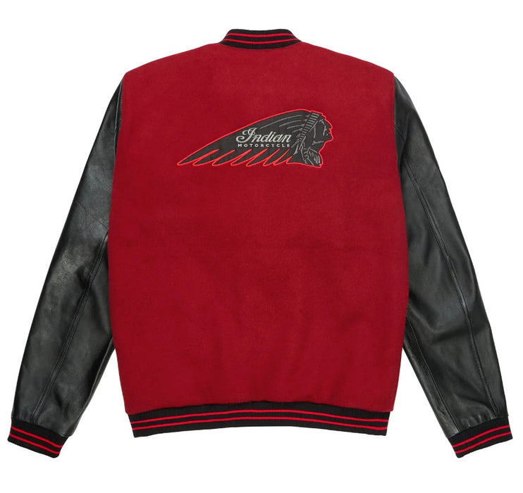 Indian Motorcycle 125th Unisex Varsity Jacket - Red