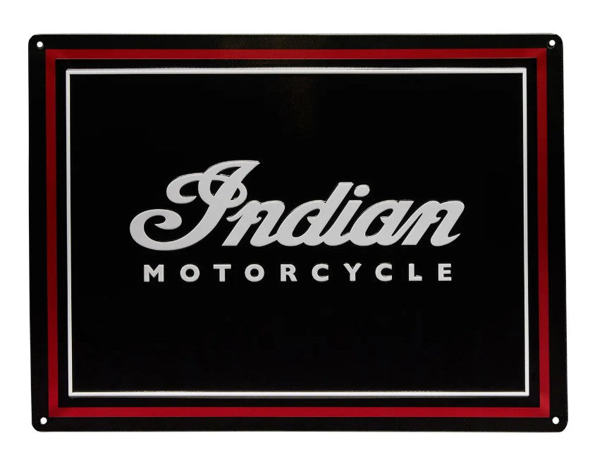 Indian Motorcycle Script Logo Sign
