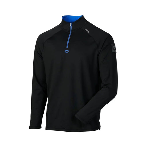 UNRL x Polaris Interlock Quarter-Zip - Black/Blue