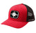 Polaris Ellipse Patch Trucker Hat - Red