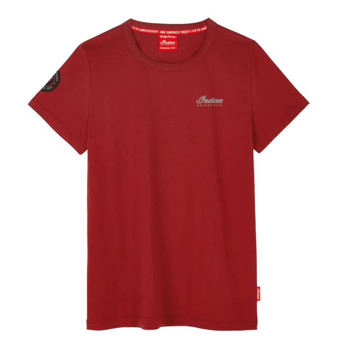 Indian Motorcycle Ladies 125th T-Shirt - Red
