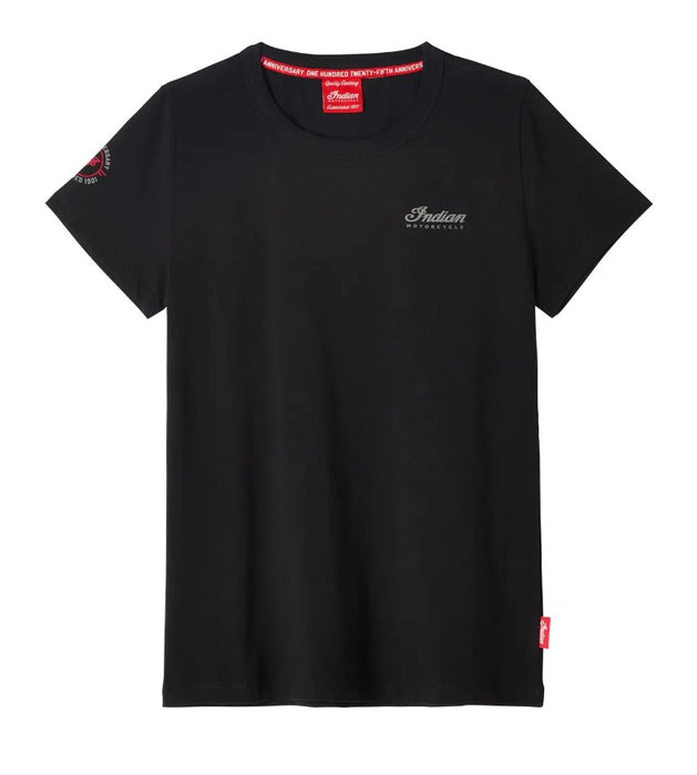 Indian Motorcycle Ladies 125th T-Shirt - Black